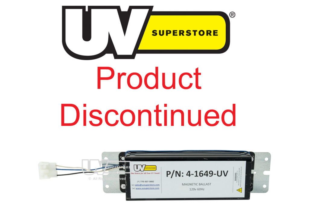 4-1649-UV MAGNETIC BALLAST DISCONTINUED