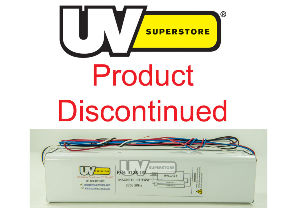 4125-UV Replacement Magnetic Ballast Discontinued